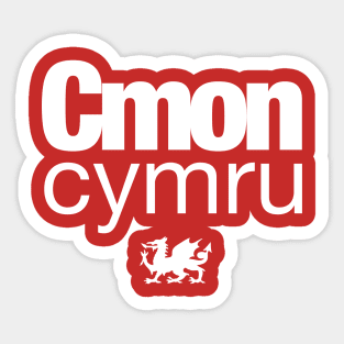 C'mon Cymru - Wales football Euro 2020 Sticker